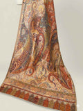 Luxury kani Silk Dupatta Pasiley design Handwoven Kashmiri Wrap