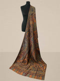 Luxurious Handwoven Kani Silk Dupatta Paisley Designe Wrap (Multi-Color)