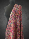 Luxury Midnight Garden Kani Handloom Shawl | All-Over Floral Jamawar - LoomFable