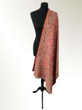 Skin Matka Kani Pashmina Stole – Handwoven Toosh Heritage Floral Stole - LoomFable