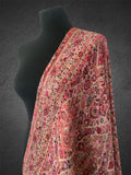 Luxury Blushing Petals Kani Handloom Shawl | All-Over Floral Jamawar - LoomFable