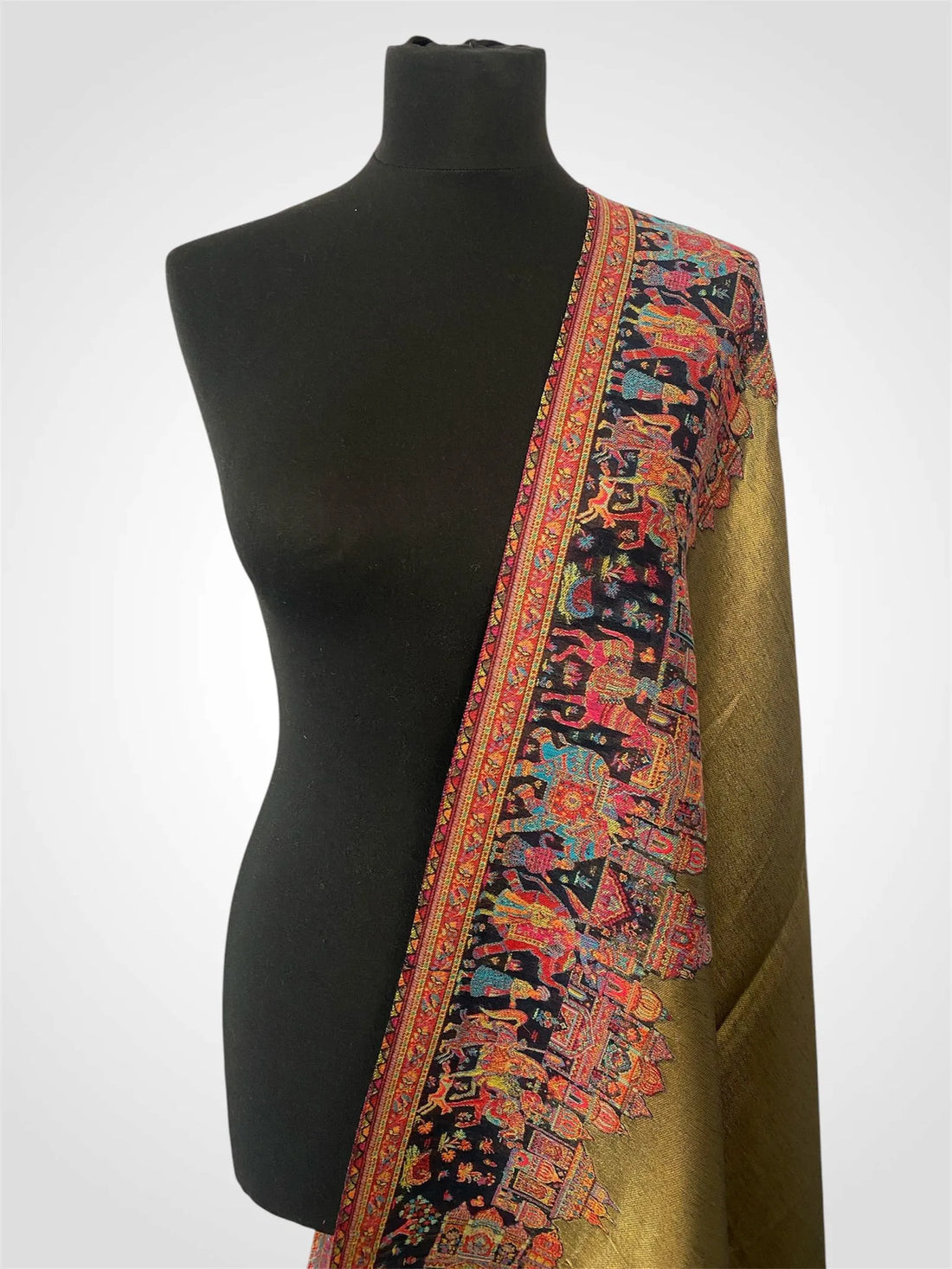 Kani Handwoven Moonlight "Barat" Edition Pashmina Shawl - LoomFable